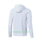 Real Madrid Trening Jakna Kapuljačom 2017-18 Bijela